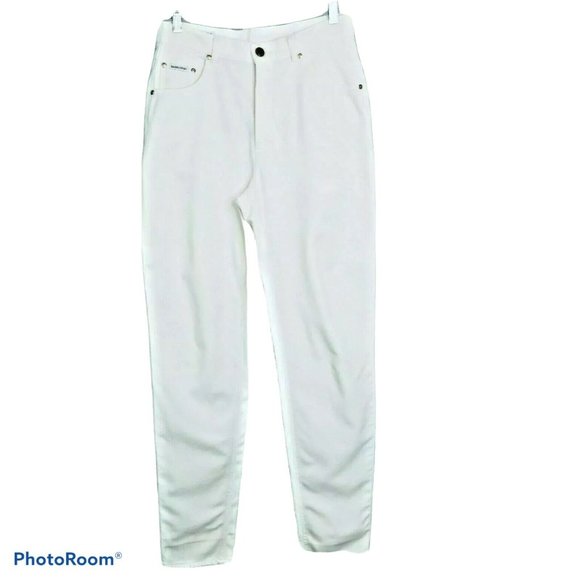 Escada Pants - Escada Sport Women's Long Pants Cream Flat Front Size 10 US EU 40